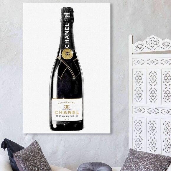 Drinks & Spirits Wall Art Prints 'Dom Marbles' Champagne Home Décor - Picture 6 of 6